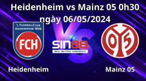 Nhận định, soi kèo Heidenheim vs Mainz 05